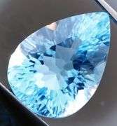 Expertly cut! 16.98ct vibrant Swiss blue Topaz from Brazil!