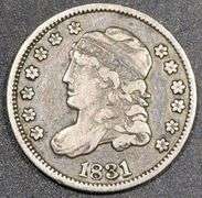 1831 Capped Bust Half Dime VF/XF Details Early U.S. Silver Coin Nice Eye Appeal