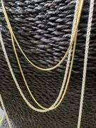 Sterling Silver Italian 925 Layered 4 Piece Chain Set 20", 22", 22" adjustable, 30" adjustable