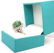 Fantastic Large 11.36CTS Oval Cabochon-Cut Natural Emerald & 1.14CTW Round & Baguette White Sapphire