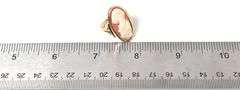 Vintage 10K Yellow Gold Cameo Ring