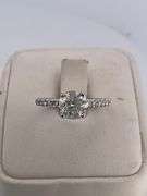 TACORI CERTIFIED 18K WHITE GOLD DIAMOND ENGAGEMENT RING