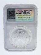 2003 American Silver Eagle, NGC MS69 "Red Book Label"