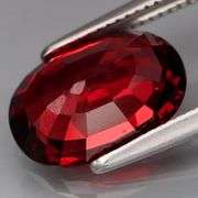 Amazing 3.17ct UNTREATED cherry red Rhodolite Garnet