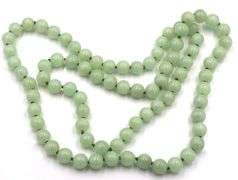 Green Jade beaded necklace