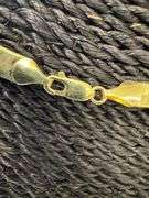 10K Yellow Gold 6mm Herringbone 16" Necklace