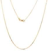 Practical 14K YG Cable Link Necklace