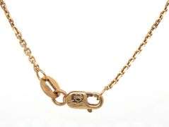 Practical 14K YG Cable Link Necklace