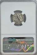 Very Scarce Roman Silver Denarius of Emperor Hardrian, 117-138 AD. NGC VF