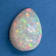 NATURAL OPAL - 14.4 CARATS PEAR CABOCHON CUT