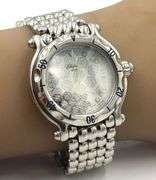 Chopard Happy sport ladies snowflake floating diamonds watch