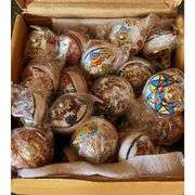 Hand Painted Multicolor Ceramic Cabinet Knobs Set of 25