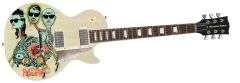 Puscifer Carina Round Signed 1/1 Custom Graphics Guitar ACOA