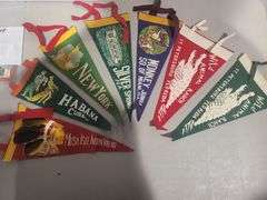 7 collectable Vintage Pennant 11" long