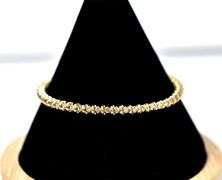 Sparkling 14K Yellow Gold Diamond Bracelet
