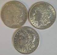 1921 P-D-S Morgan Silver Dollars in nice conditions