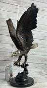 Eagle Catch Fish Bronze Sculpture