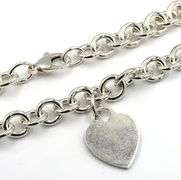 Tiffany & Co return to Tiffany heart shaped charm necklace