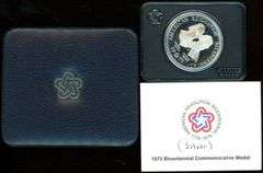 1973 Bicentennial Silver Medal in Box w/CoA
