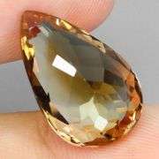 Outstanding 14.07ct VVS grade whiskey red Imperial Topaz