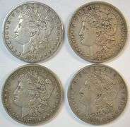 Nice sharp 'P' Mint Morgan Silver Dollars from 1879 to 1884
