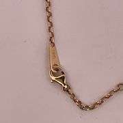 CERTIFIED 14K YELLOW GOLD CLOVER NECKLACE