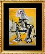 Pablo Picasso, Croudy With Crouching Man