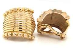 14kt Yellow gold shrimp clip on earrings