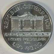 2011 Austria Silver Philharmonic 1 Troy Oz .999 Fine Superb Gem BU Coin