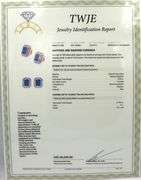 18kt Yellow gold sapphire and diamond earrings