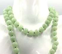 Green Jade beaded necklace