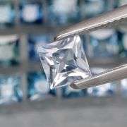 Gorgeous! 4.13ct Sapphire set with multiple blue hues and sizes!