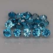 Pristine set of full fire London Blue Topaz weighing 4.67cts