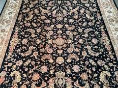 Magnificent Silk &Wool Tabriz Rug 8x10