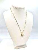 Beautiful 3 Ct Heart Cut Simulated Diamond Pendant Necklace