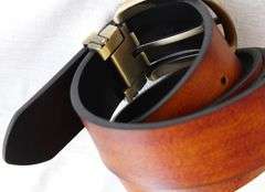 Fine Quality Reversable Leather Belt, Made In Italy