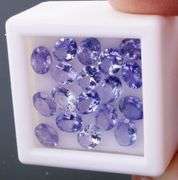 Heavy flashing! Untreated! 5.65ct oval cut Tanzanite set!