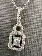 CERTIFIED BRAND NEW 14K WHITE GOLD DIAMOND NECKLACE