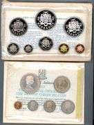 2 Different 1973 Silver Proof Sets: Barbados & British Virgin Islands