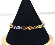 Amazing 14K Yellow Gold Multi-Gemstone Bracelet