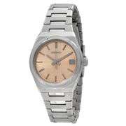 Seiko Classic Women’s Quartz Watch – Salmon Dial, Stainless Steel Bracelet, 34mm