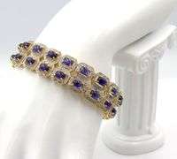 Amazing Brand New European 18.00CTW Oval Cabochon-Cut Blue Sapphire & 5.00CTW Diamond Bracelet in 14