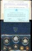 1973 Barbados Franklin Mint 8-Piece Silver Proof Set