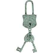 Decorative Cast Iron Padlock and Keys