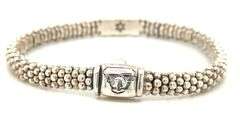 Lagos Caviar two tone diamond bracelet