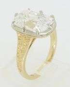 Certified Rare 5.51CT Antique Cushion Cut Diamond Ring