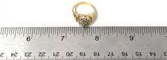 Vintage 14K Yellow Gold Diamond Ring