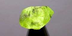 Rare 25.84ct uncut untreated green Grossular Garnet!