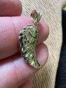 10k Yellow Gold Angel Wing Pendant