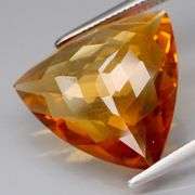Simply stunning 6.60ct VS high grade Madeira Citrine